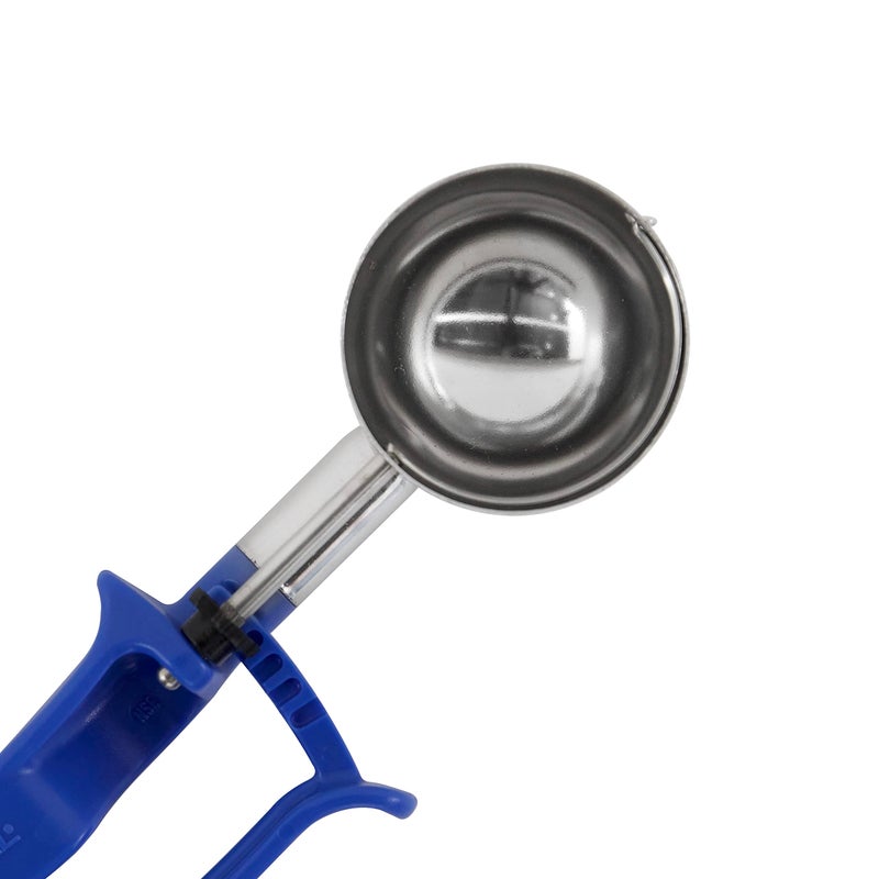 Zeroll Universal Standard Length EZ Disher Food Portion Control Scoop Designed for Right or Left Hand Use Dishwasher Safe NSF Approved  2 1/4-Inch  Blue - Image 3